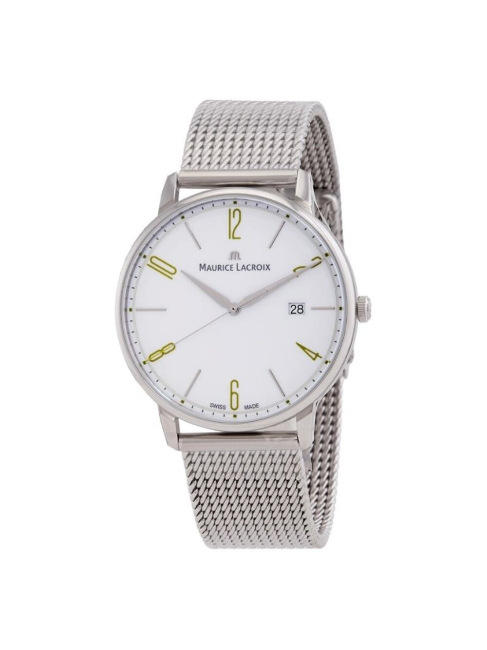 NWT Authentic Maurice Lacroix Eliros Quartz White Dial Unisex Watch